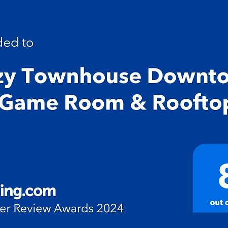 Cozy Townhouse Downtown W/ Game Room & Rooftop Baltimore Exteriör bild